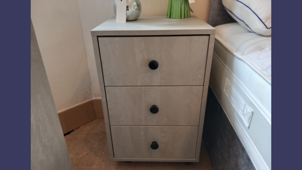 3 Drawer Bedside Chest