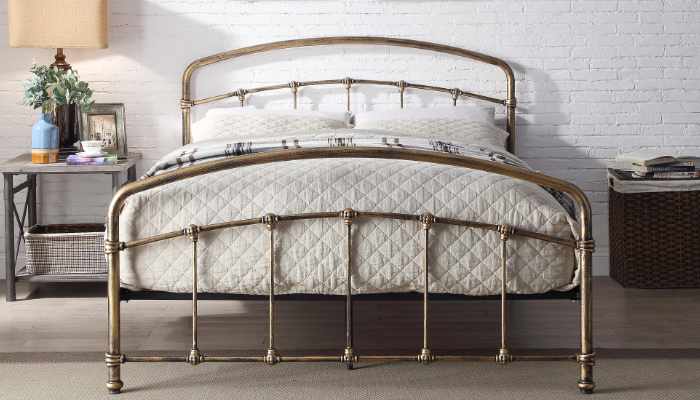 Double Bedstead Antique Bronze