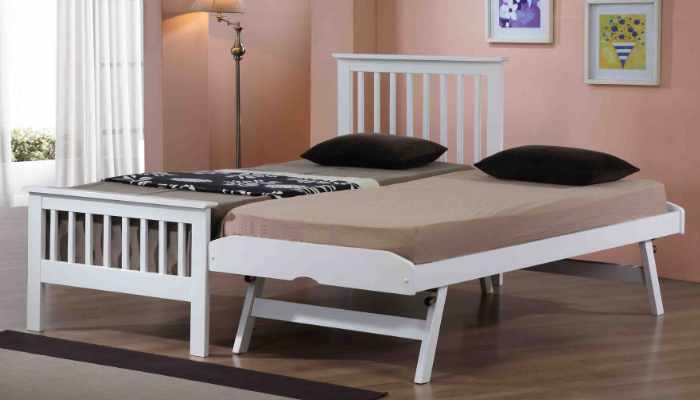 Single Guest Bed White