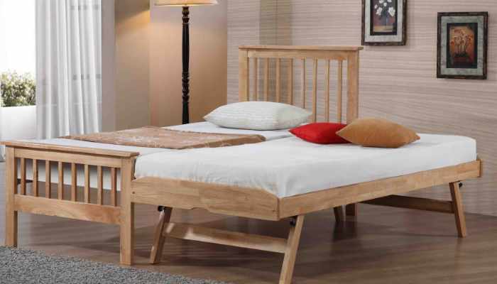 Single Guest Bed White